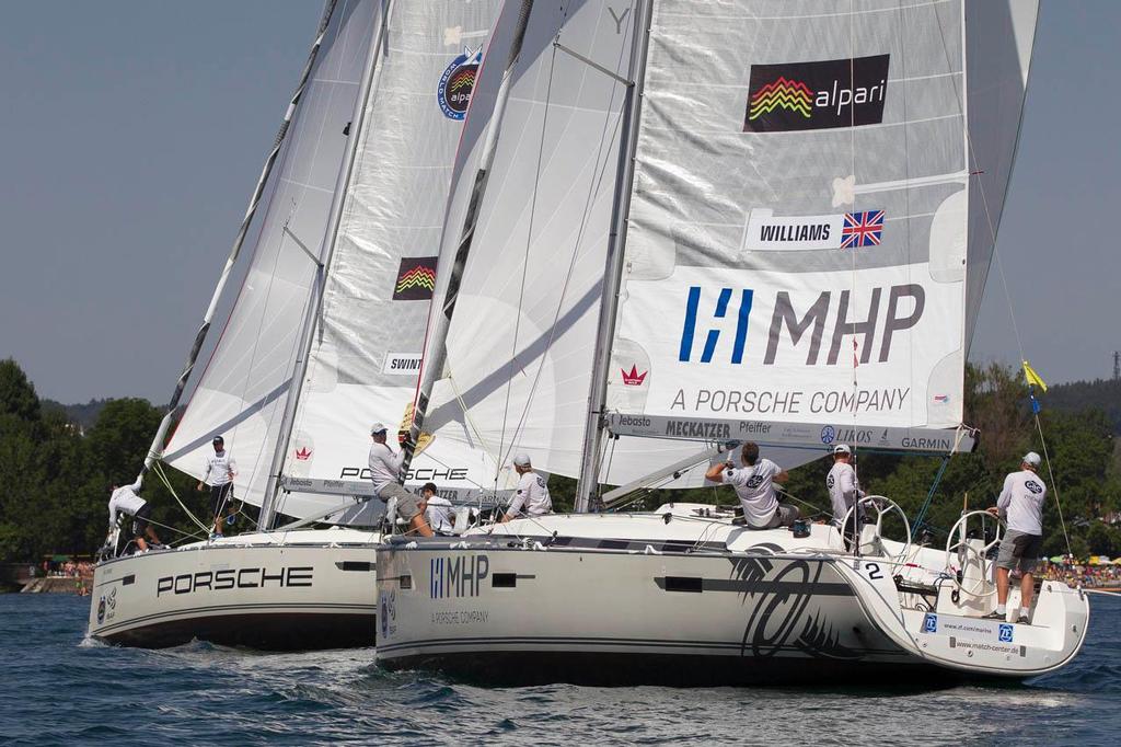 Action from the finals at Match Race Germany 2014 ©  Ian Roman / WMRT