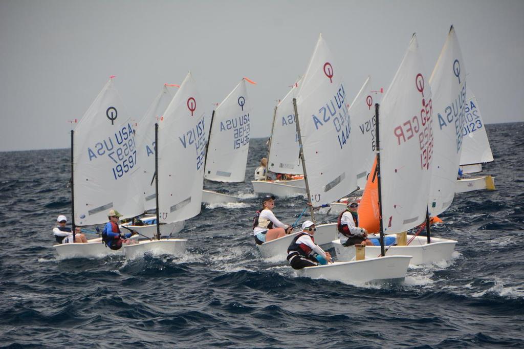 83 Junior Sailors from 10 Nations sail in the International Optimist Regatta. Credit: Dean Barnes photo copyright Dean Barnes taken at  and featuring the  class
