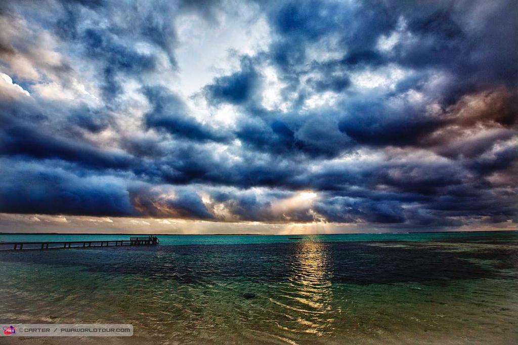 A stunning morning here in Bonaire - 2014 PWA Bonaire World Cup photo copyright  Carter/pwaworldtour.com http://www.pwaworldtour.com/ taken at  and featuring the  class