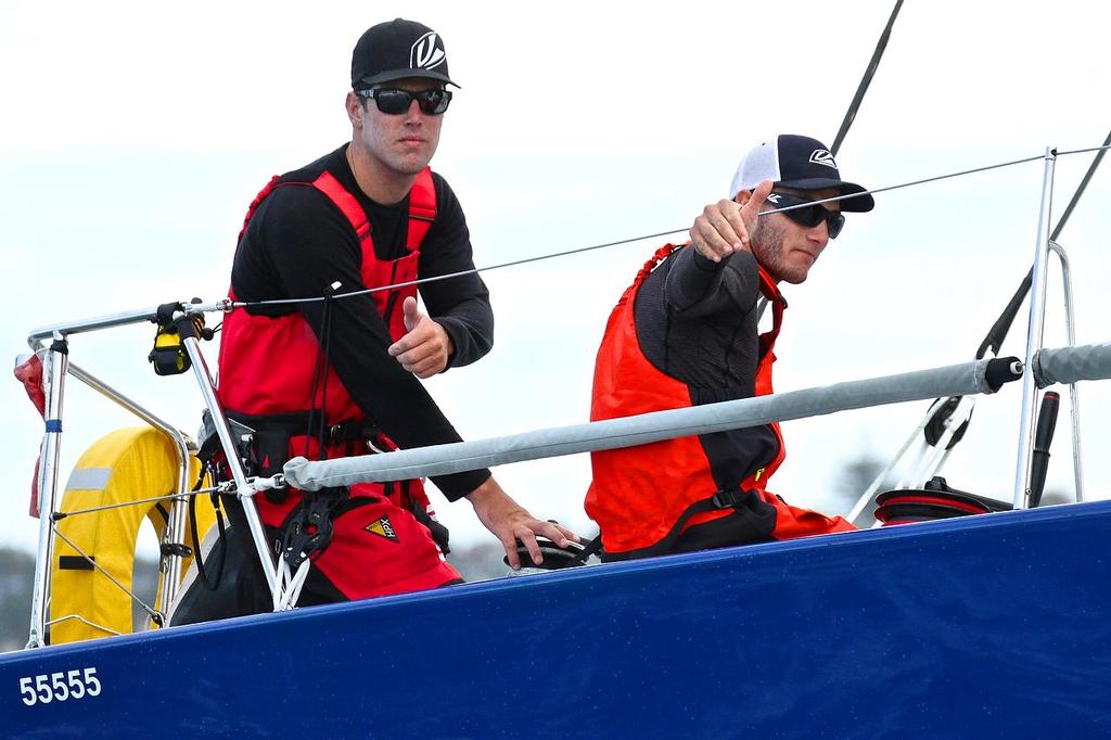 Blair Tuke (right) V5 - Start ANZ Fiji Race, June 7, 2014 photo copyright Richard Gladwell www.photosport.co.nz taken at  and featuring the  class