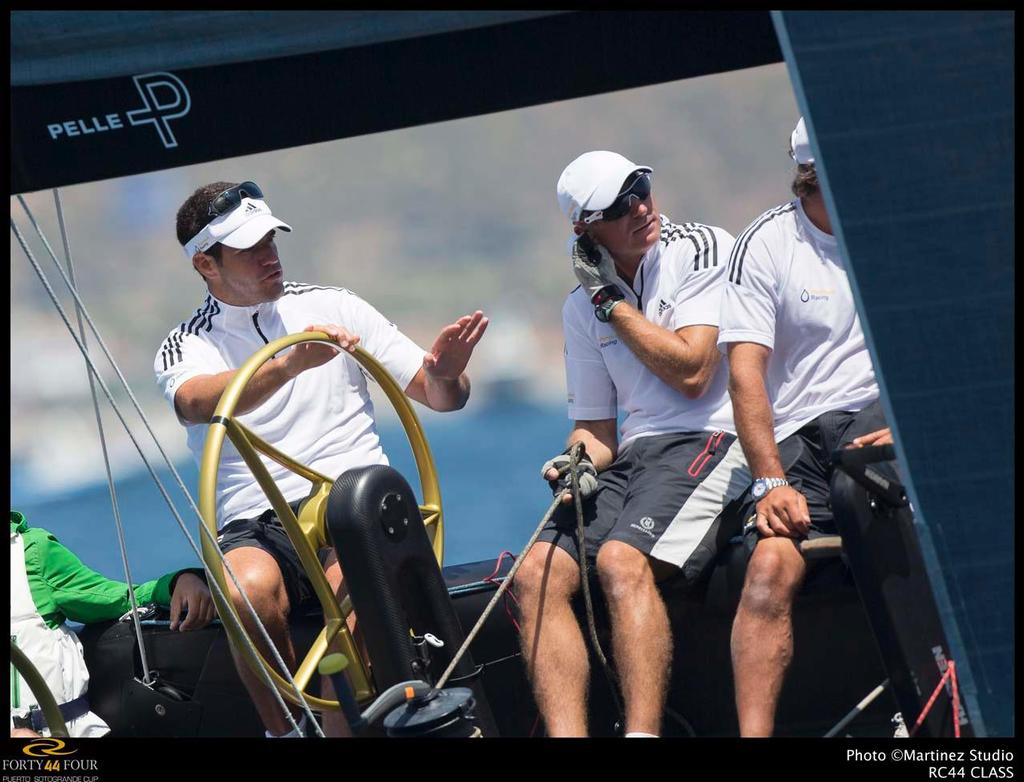 John Bassadone at the helm of Peninsula Petroleum - 2014 RC44 Puerto Sotogrande Cup, day 3 photo copyright RC44 Class/MartinezStudio.es taken at  and featuring the  class