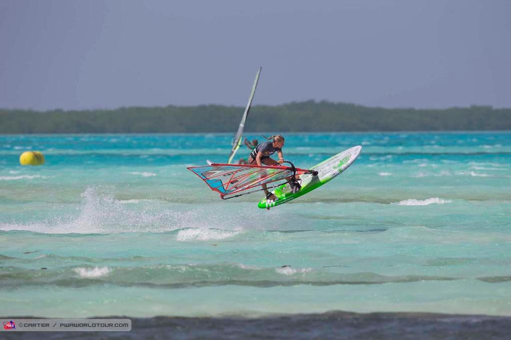 Oda shaka - 2014 PWA Bonaire World Cup photo copyright  Carter/pwaworldtour.com http://www.pwaworldtour.com/ taken at  and featuring the  class