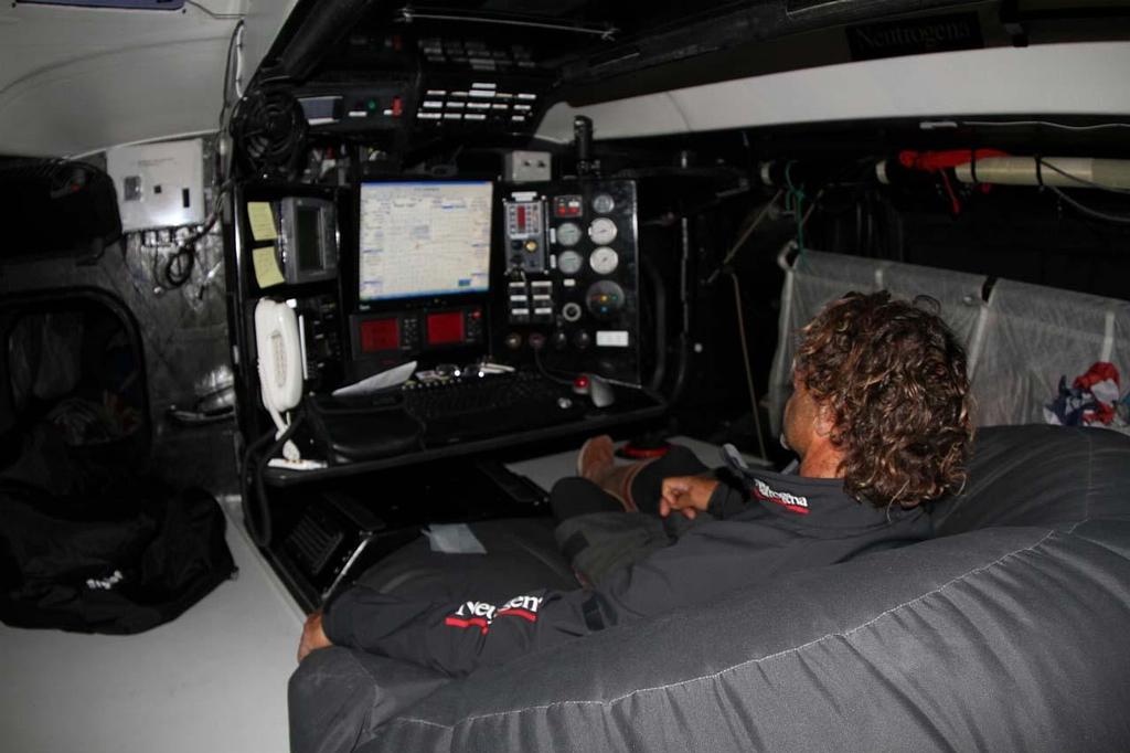 On board Neutrogena - 2014 IMOCA Ocean Masters New York to Barcelona Race photo copyright Neutrogena taken at  and featuring the  class