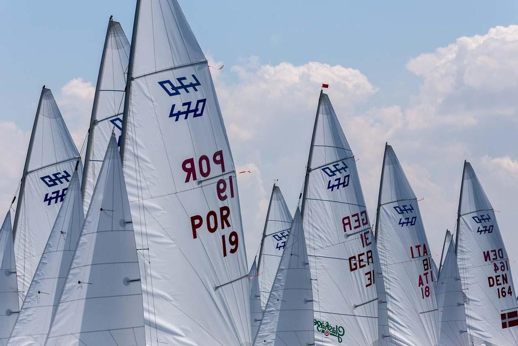 Day 1 - 470 Junior World Championship: Gathering of nations &copy; Zerogradinord.it