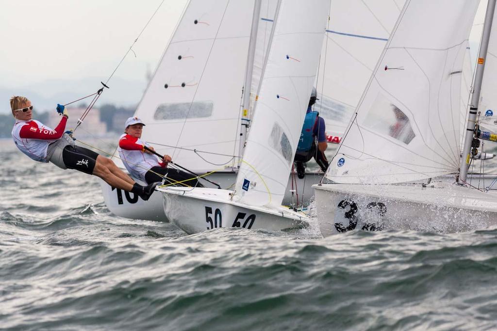 Day 2, 470 Junior World Championship - Balder Tobiasen/Magnus Jung Johansen (DEN-164) &copy; Zerogradinord.it