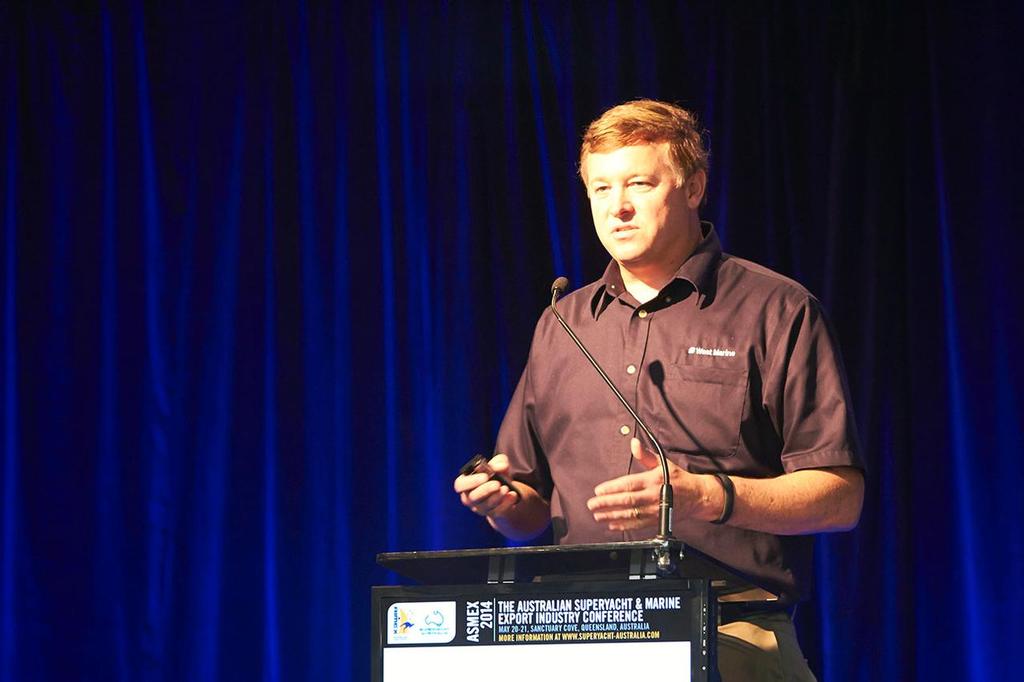 Ron Japinga, EVP Merchandising PlanningLogistics West Marine USA photo copyright AIMEX  taken at  and featuring the  class
