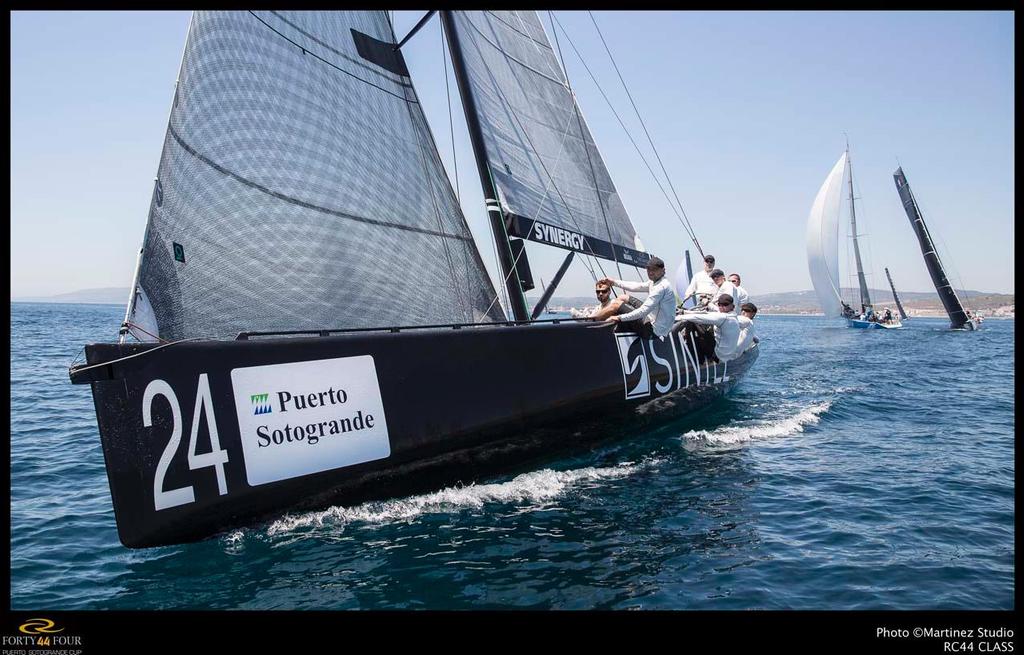 Synergy Russian Sailing Team - 2014 RC44 Puerto Sotogrande Cup, day 3 photo copyright RC44 Class/MartinezStudio.es taken at  and featuring the  class