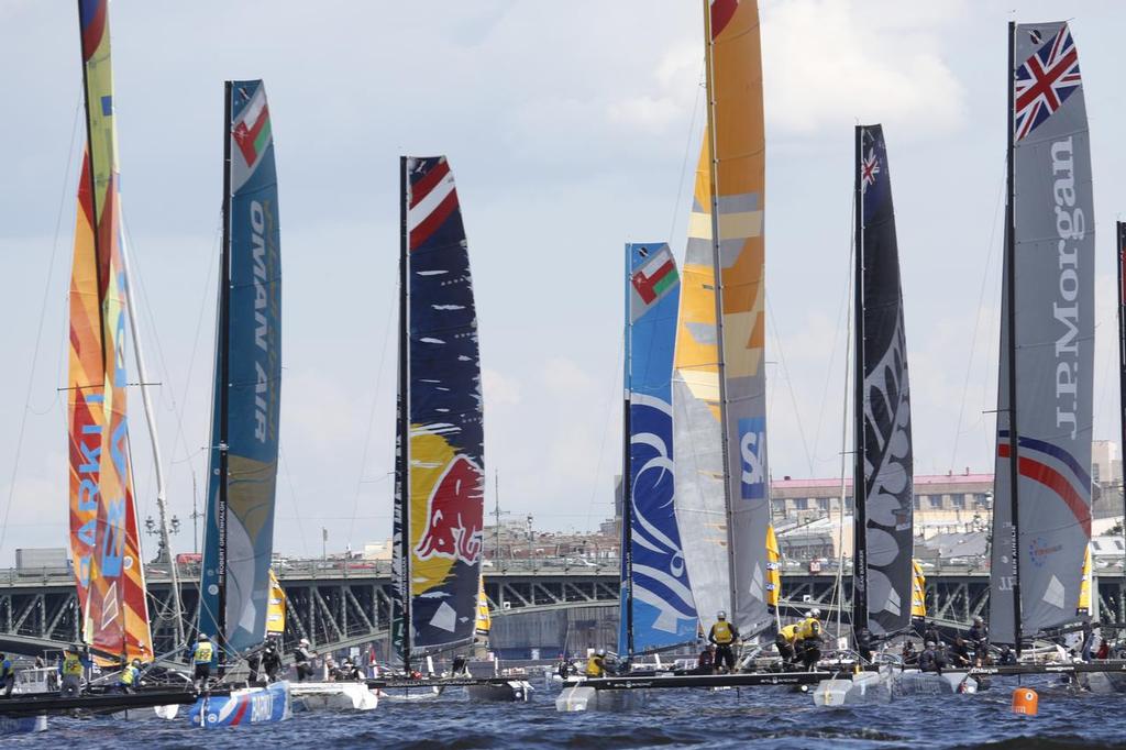  Extreme Sailing Series - Day 3, St Petersburg, Russia photo copyright Eugenia Bakunova http://www.mainsail.ru taken at  and featuring the  class
