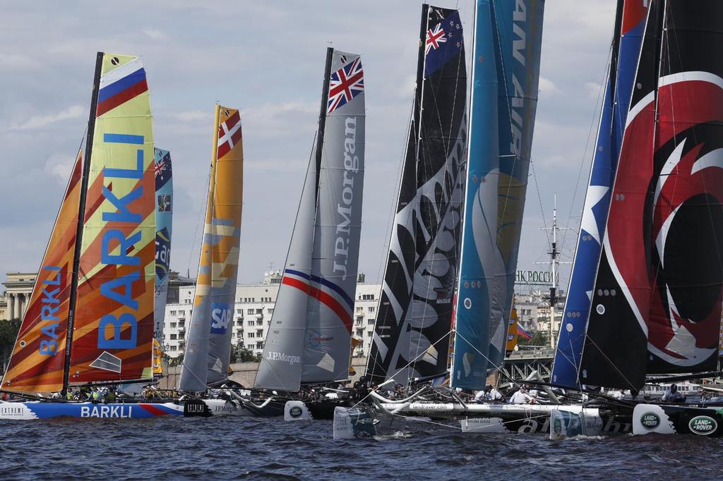 Extreme Sailing Series - Day 3, St Petersburg, Russia © Eugenia Bakunova http://www.mainsail.ru