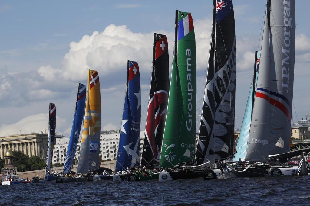  Extreme Sailing Series - Day 3, St Petersburg, Russia © Eugenia Bakunova http://www.mainsail.ru