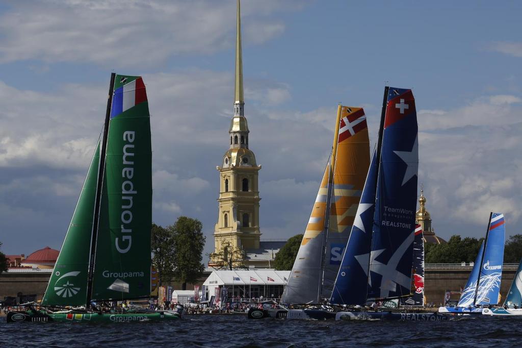 Extreme Sailing Series - Day 3, St Petersburg, Russia photo copyright Eugenia Bakunova http://www.mainsail.ru taken at  and featuring the  class