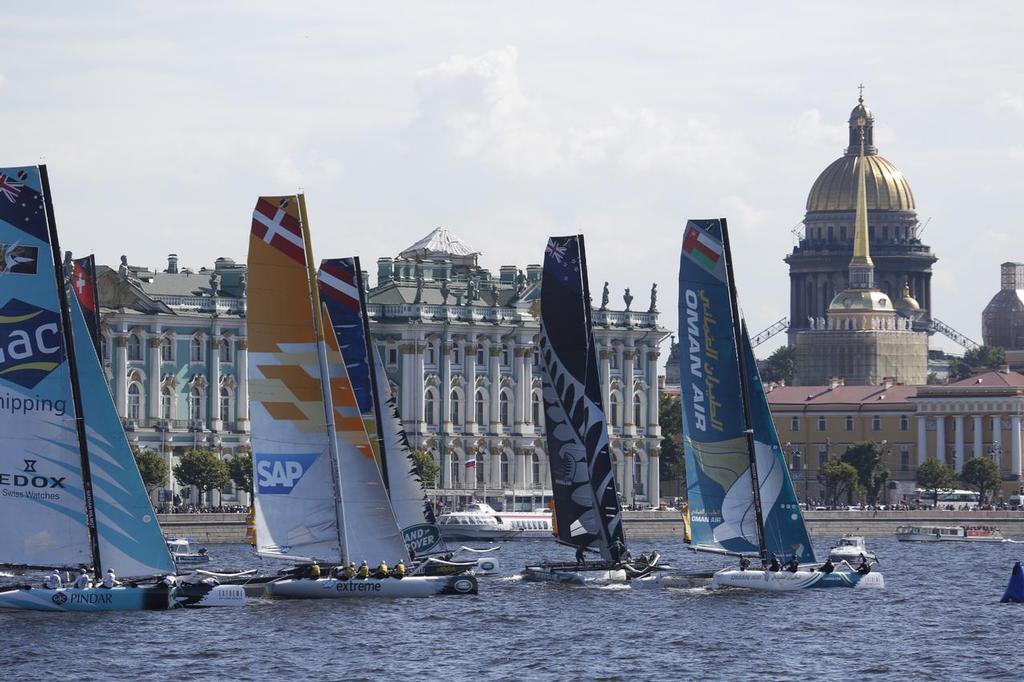 Extreme Sailing Series - Day 3, St Petersburg, Russia © Eugenia Bakunova http://www.mainsail.ru