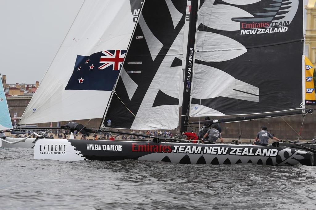 Emirates Teanm NZ - Extreme Sailing Series 2014 - Day 4, St Petersburg, Russia  © Eugenia Bakunova http://www.mainsail.ru