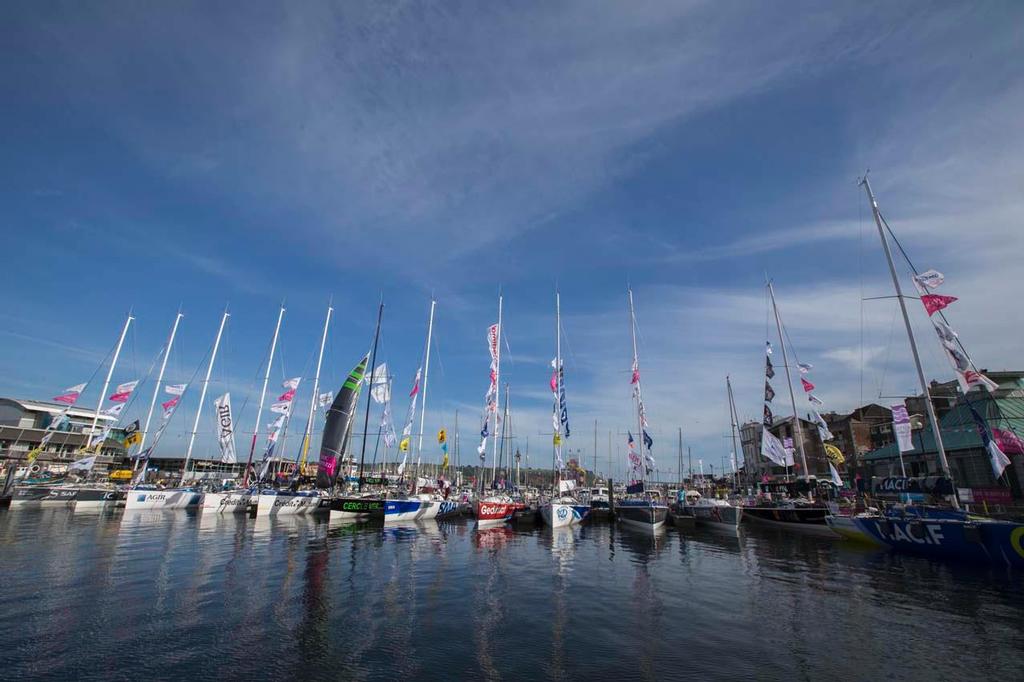 La Solitaire du Figaro fleet in Plymouth © Alexis Courcoux