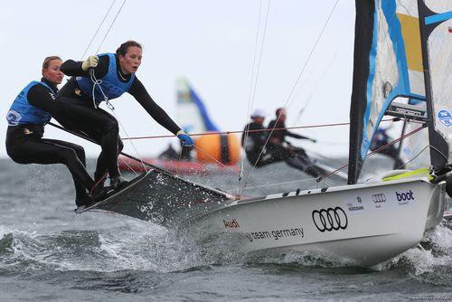 Tina Lutz and Susann Beucke in Action - Kieler Woche 2014 © okpress