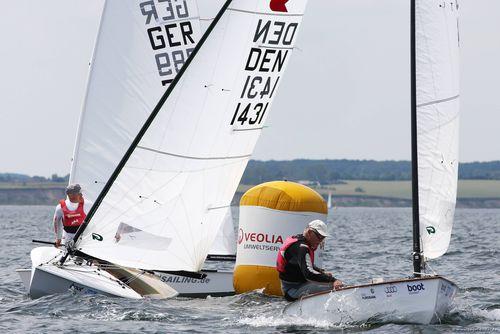 Jörgen Lindhardtsen and Bo Petersen, OK Class - Kieler Woche 2014 © Kieler Woche www.KielerWoche.de