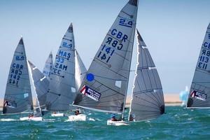 2.4m Fleet,with Megan Pascoe leading - 2014 Sail for Gold Regatta, day 4 photo copyright  Paul Wyeth / RYA http://www.rya.org.uk taken at  and featuring the  class