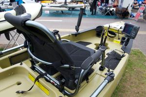 A fishing kayak on display on the Hobie Cat stand at the PSP Southampton Boat Show 2013. - PSP Southampton Boat Show 2014 photo copyright onEdition http://www.onEdition.com taken at  and featuring the  class