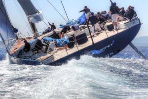 2014 Loro Piana Superyacht Regatta, day 1 - Magic Carpet 3 photo copyright Ingrid Abery http://www.ingridabery.com taken at  and featuring the  class