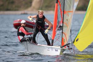 Adrian Salamon and Julius Hallstrom, 29er class - 2014 Kieler Woche - 29er European Championship photo copyright  Kieler Woche / segel-bilder.de taken at  and featuring the  class