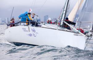 Children of Phoenix winning EHC div 2. - Australian Women’s Keelboat Regatta 2014 photo copyright  Steb Fisher taken at  and featuring the  class
