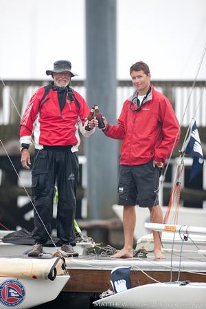 Father and son - Ted Green II and Ted Green III Clagett 2014 photo copyright Matthew Cohen / Clagett Regatta http://www.clagettregatta.org taken at  and featuring the  class