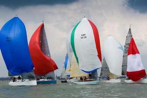 Leeward mark on day two of the RORC IRC National Championship - 2014 RORC IRC National Championship photo copyright Paul Wyeth / www.pwpictures.com http://www.pwpictures.com taken at  and featuring the  class
