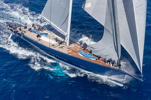 MAGIC CARPET CUBED, Wally Cento, Reichel Pugh, 30.5m - 2014 Loro Piana Superyacht Regatta, day 1 photo copyright Carlo Borlenghi / www.carloborlenghi.com taken at  and featuring the  class