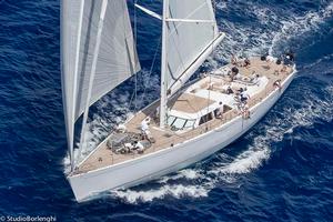 UNFURLED, Royal Huisman, Frers Naval Architecture & Engineering, 34.17m - Loro Piana Superyacht Regatta 2014 day 3 photo copyright Carlo Borlenghi / www.carloborlenghi.com taken at  and featuring the  class