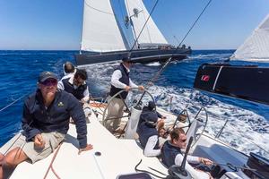 On board of MY SONG, Cookson Boats, Reichel Pugh/ Nauta Yachts, 25.4m - 2014 Loro Piana Superyacht Regatta, day 1 photo copyright Carlo Borlenghi http://www.carloborlenghi.com taken at  and featuring the  class