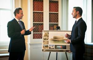 Sir Ben Ainslie met with Prime Minister, David Cameron, this morning at 10 Downing Street. photo copyright Lloyd Images taken at  and featuring the  class