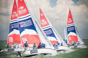 Offshore Sailing School Colgate 26 sailboats - Sailors assembled for Performance Race Week photo copyright Offshore Sailing School taken at  and featuring the  class