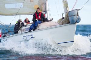 Outlaw winning S80 sailing for Darwin Sailing Club. - Australian Women’s Keelboat Regatta 2014 photo copyright  Steb Fisher taken at  and featuring the  class