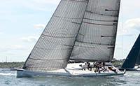 A slower race than last time. Shockwave at the start. - Newport Bermuda Race 2014 photo copyright  Talbot Wilson / PPL taken at  and featuring the  class