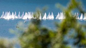 Race Start - 2014 Star World Championship, day 1 photo copyright Carlo Borlenghi / www.carloborlenghi.com taken at  and featuring the  class