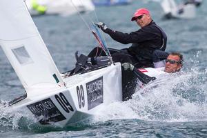 Bow n: 09, Sail n: SUI 8479, Skipper: Jean-Pascal Chatagny, Crew: Patrick Ducommun - 2014 Star World Championship - Day 2 photo copyright Carlo Borlenghi / www.carloborlenghi.com taken at  and featuring the  class