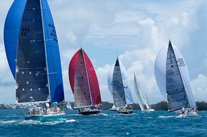 Close racing on the Great Sound. photo copyright Barry Pickthall / PPL taken at  and featuring the  class