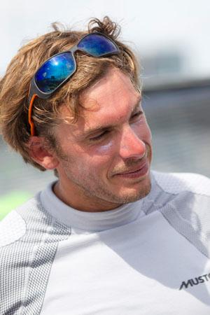 Charlie Dalin (Normandy Elite Team) 4eme de la 1ere etape de la Solitaire du Figaro Eric Bompard Cachemire 2014 entre Deauville et Plymouth - le 11/06/2014 photo copyright Alexis Courcoux taken at  and featuring the  class