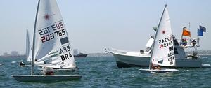 Brazil's Bruno Fontes leads American buddy Charlie Buckingham to finish, but it's not quite enough photo copyright Rich Roberts taken at  and featuring the  class