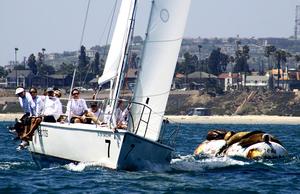 Paul Turang's ``LB Misfits`` team cruises past spectators photo copyright Rich Roberts taken at  and featuring the  class