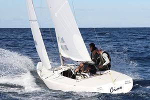 Etchells Australasian Winter Championship 2014. Ciao held their form today to place second overall on Day 2. photo copyright Teri Dodds taken at  and featuring the  class