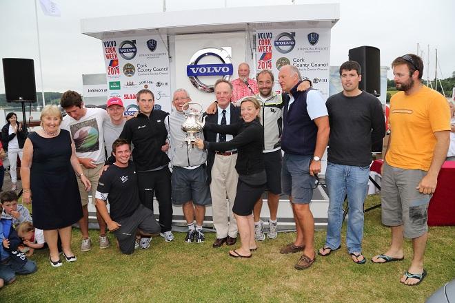 Volvo Cork Week overall winners; Michael Boyd’s Quokka - Volvo Cork Week 2014 © Volvo Cork Week/Photoaction.com