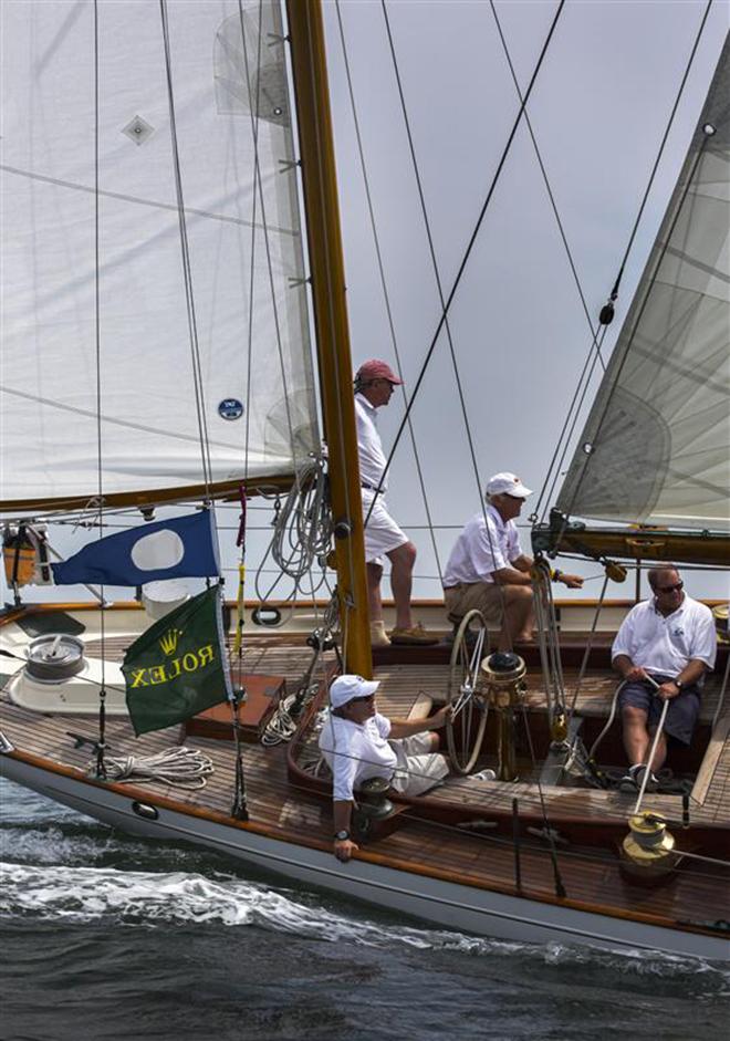 Trevor Fetter’s 1938 Sparkman and Stephens yawl Black Watch at Race Week in 2012. The classic yacht will be racing again this year in Part I of the event. &copy;  Rolex/Daniel Forster http://www.regattanews.com