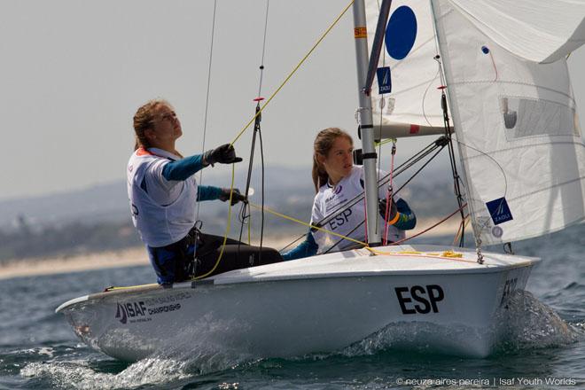 420 Girls - 2014 ISAF Youth Sailing World Championships ©  Neuza Aires Pereira | ISAF Youth Worlds