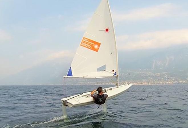 Shaun Priestley – Negri Nautica on Lake Garda in Italy. © Ian Ward