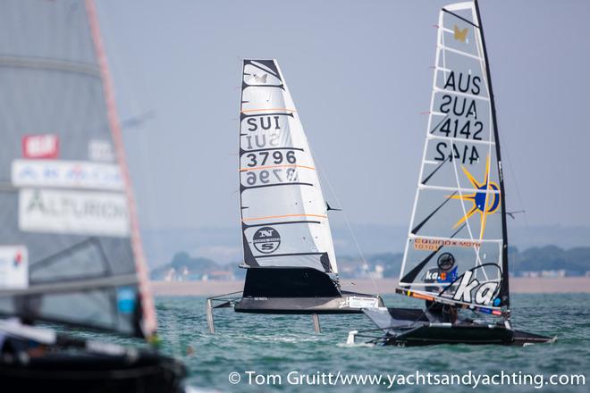 International Moth World Championships 2014 © Tom Gruitt / yachtsandyachting.com