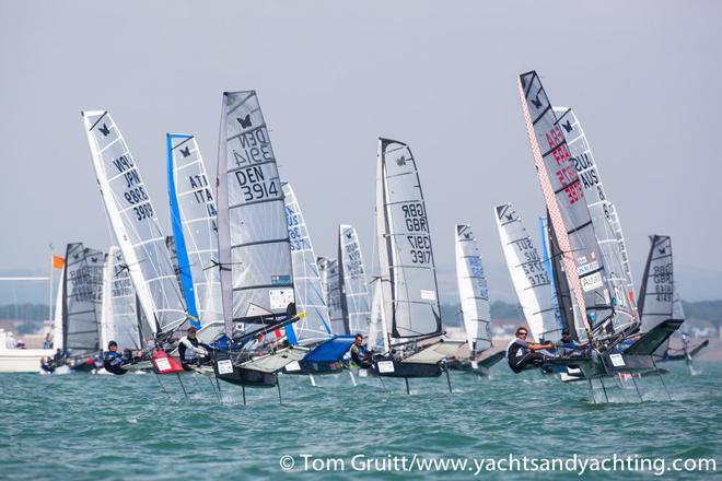 International Moth World Championships 2014 © Tom Gruitt / yachtsandyachting.com