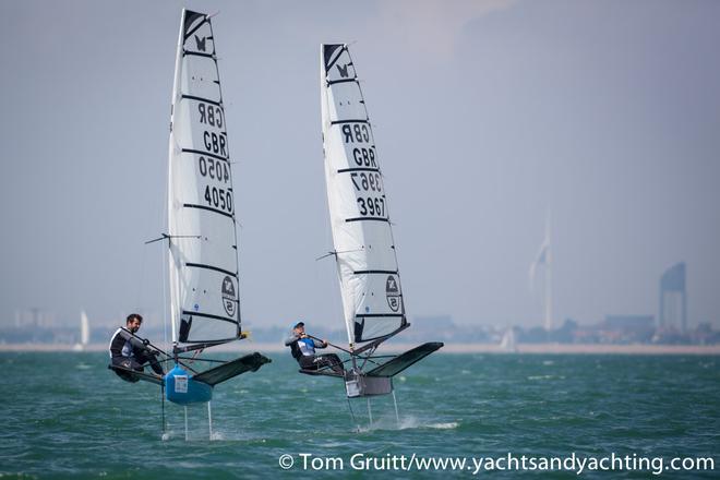 International Moth World Championships 2014 © Tom Gruitt / yachtsandyachting.com