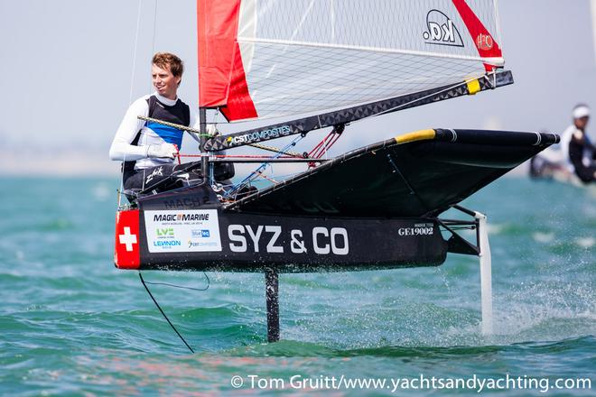International Moth World Championships 2014 © Tom Gruitt / yachtsandyachting.com