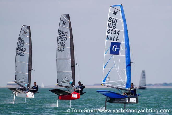 International Moth World Championships 2014 © Tom Gruitt / yachtsandyachting.com